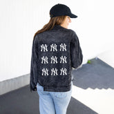 New York Yankees Black Cord Logo Grid