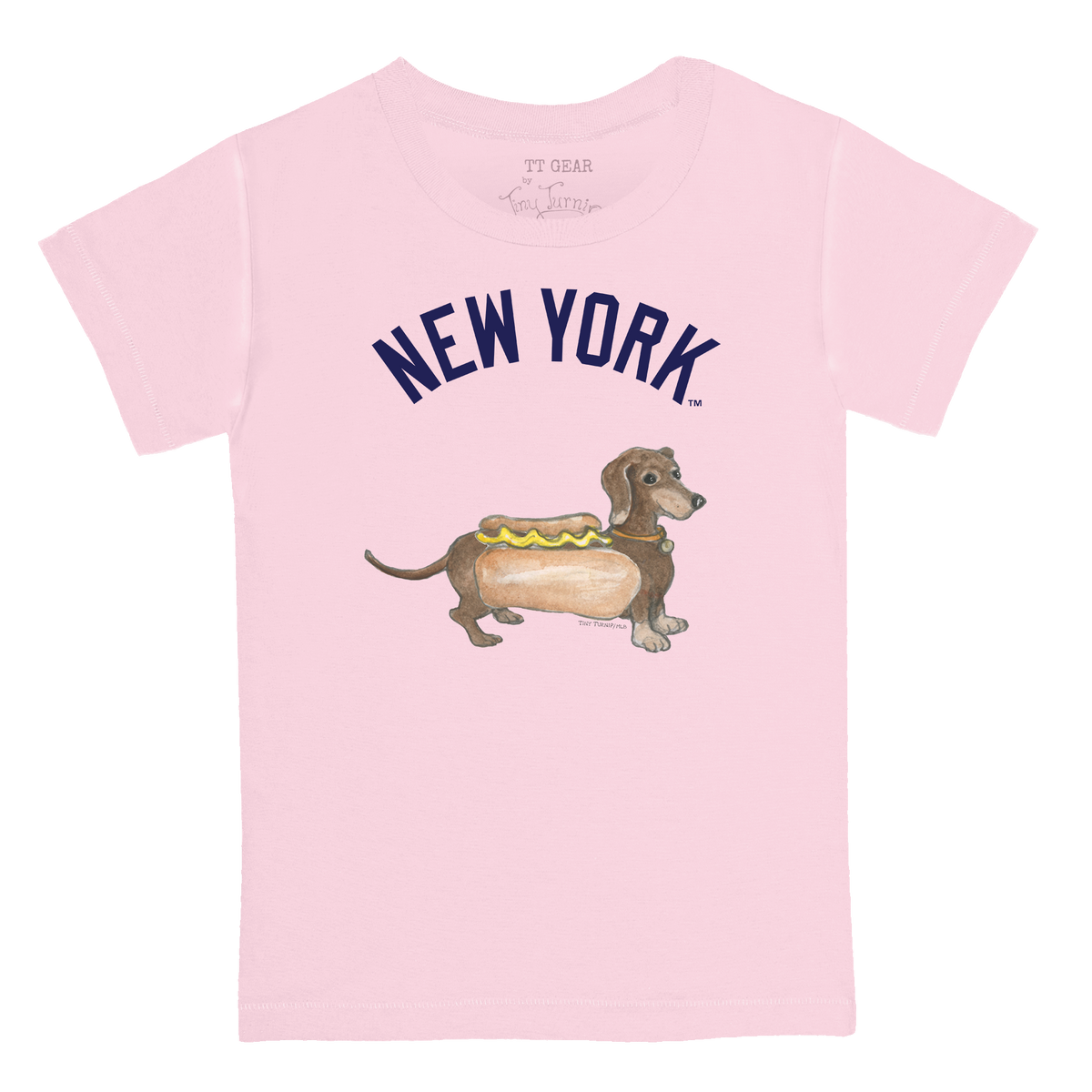 New York Yankees Dachshun Kid's Tee Shirt