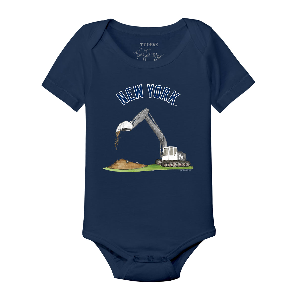 New York Yankees Excavator Short Sleeve Snapper