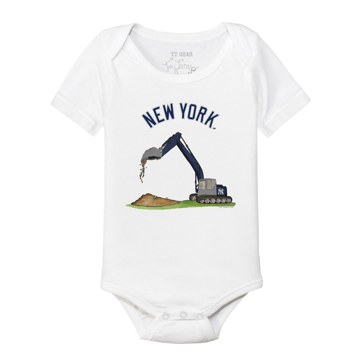 New York Yankees Excavator Short Sleeve Snapper