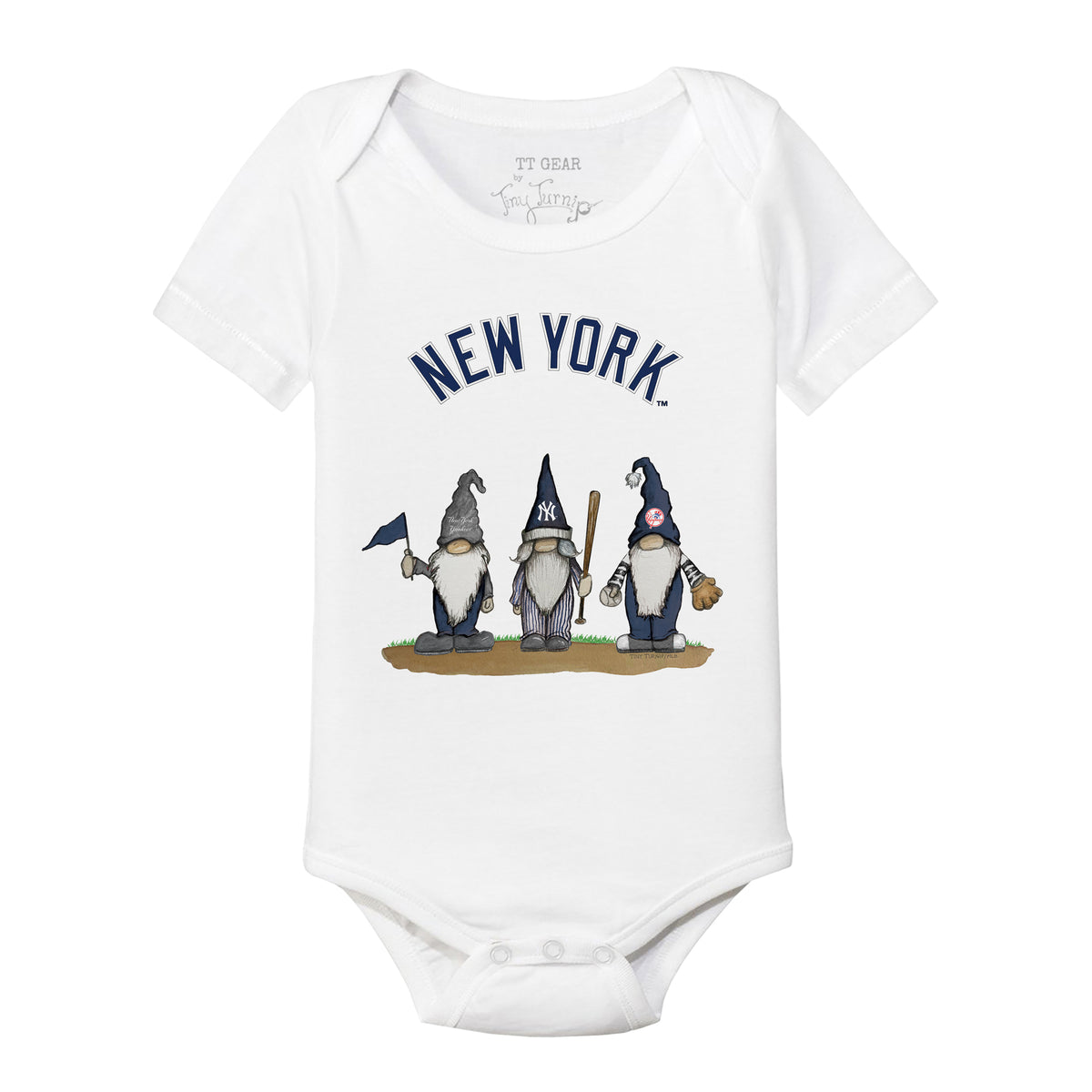 New York Yankees Gnomes Short Sleeve Snapper