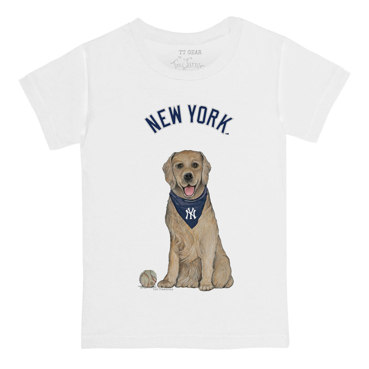 New York Yankees Golden Retriever Tee Shirt