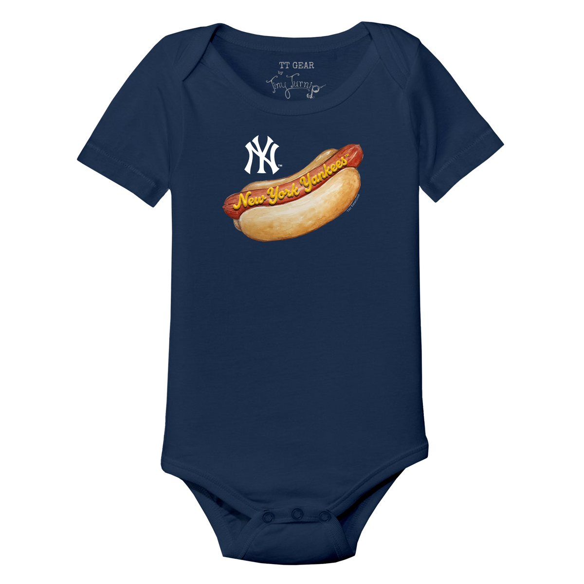 New York Yankees Hot Dog Short Sleeve Snapper