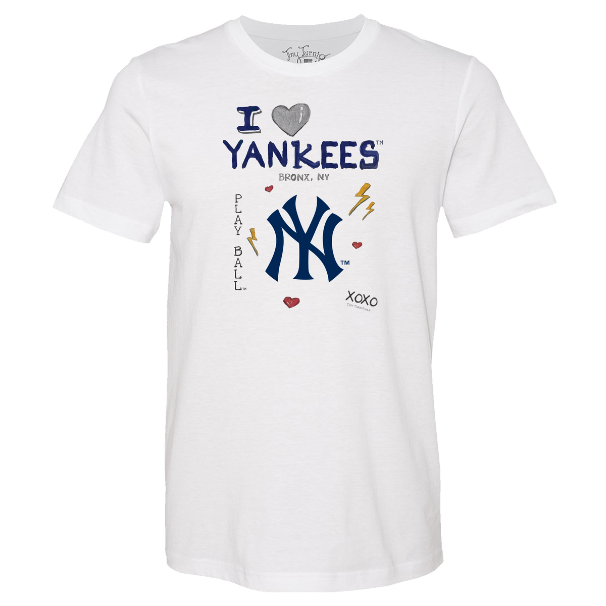 I Heart Yankees Unisex Tee Shirt - Tiny Turnip