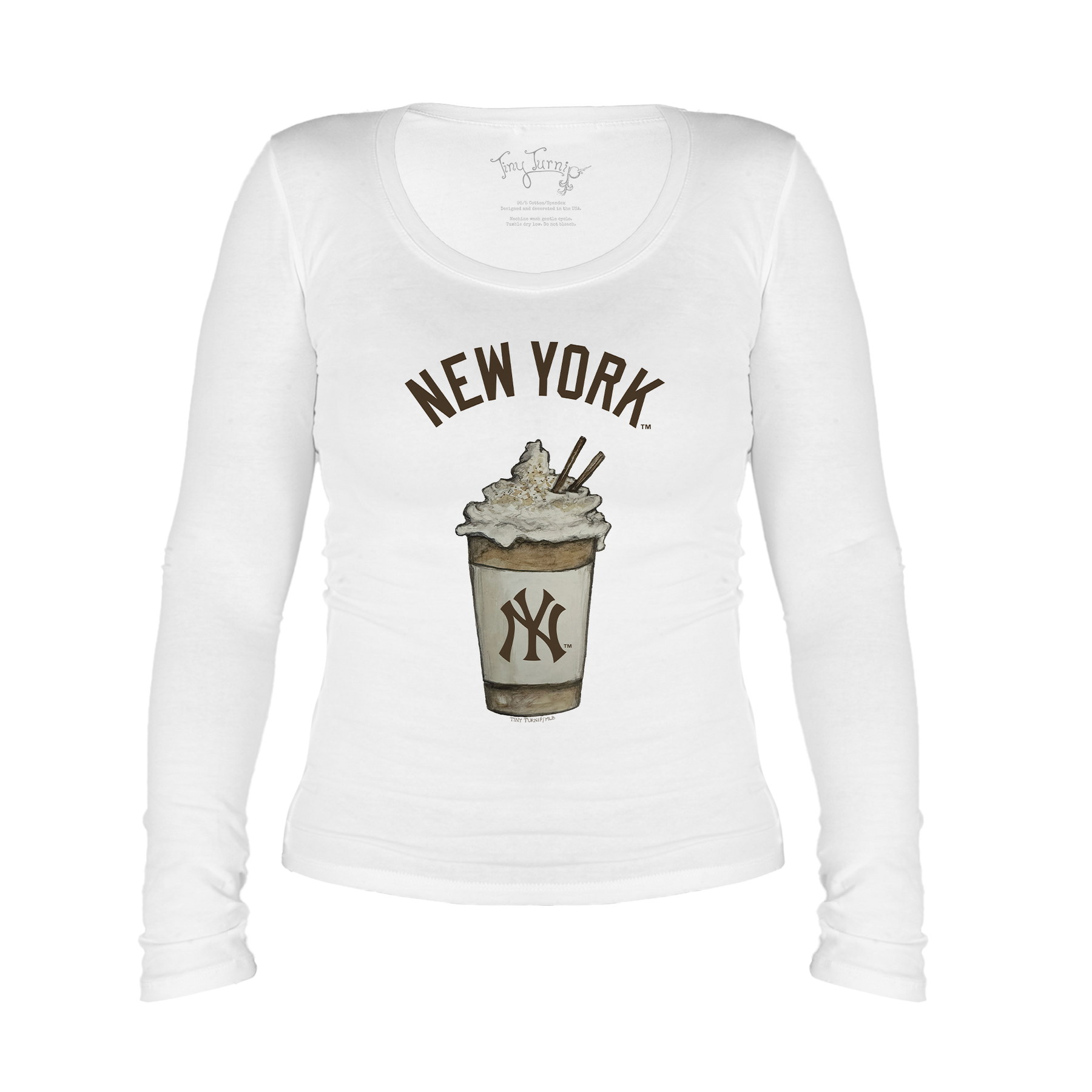 New York Yankees Latte Legend Long Sleeve