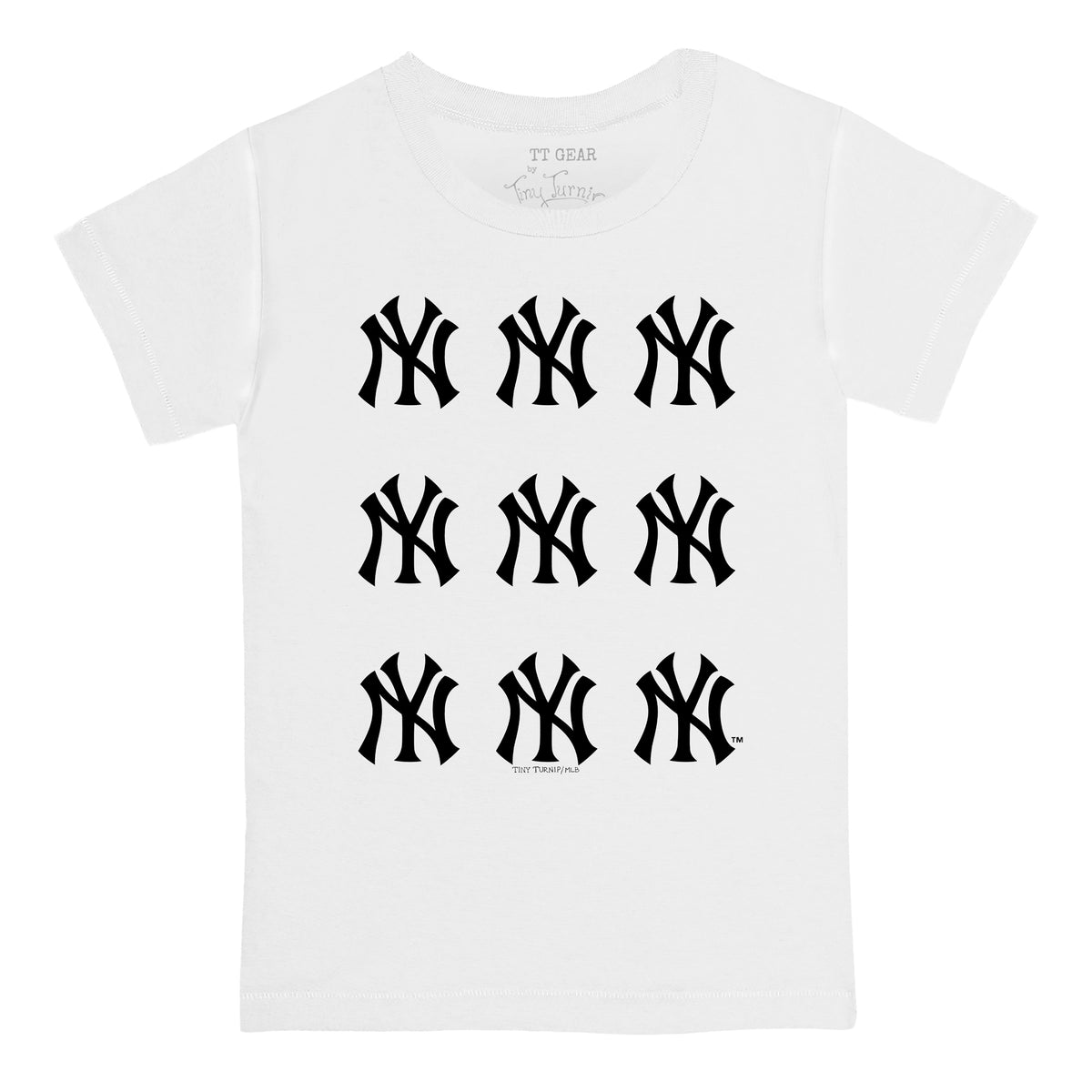 New York Yankees Logo Grid Tee Shirt