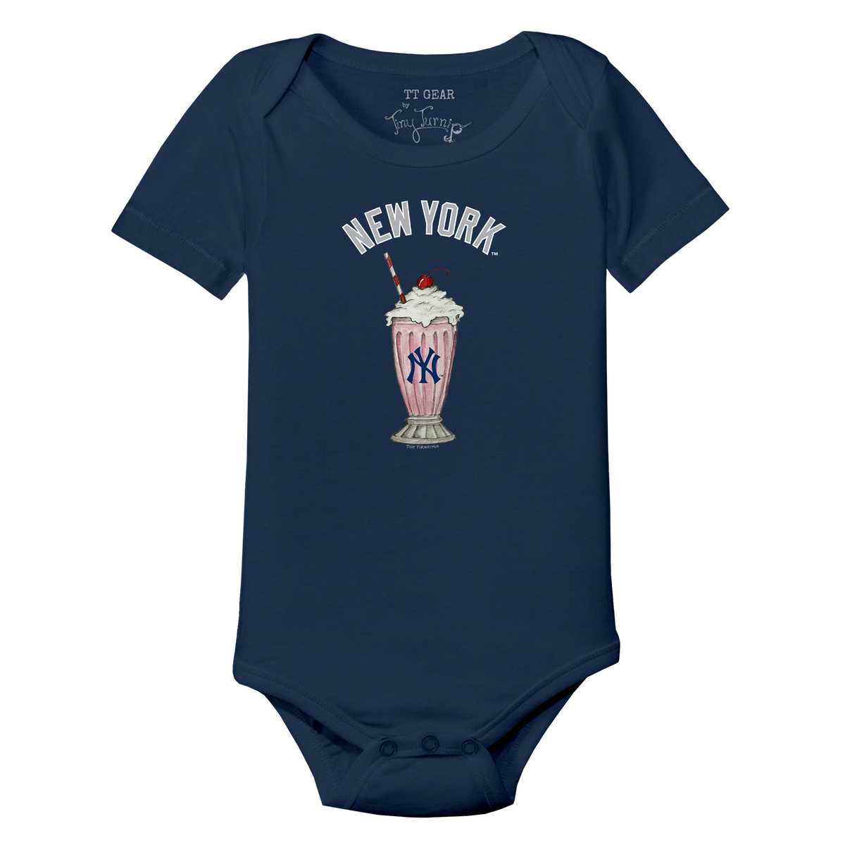 New York Yankees Milkshake Short Sleeve Snapper