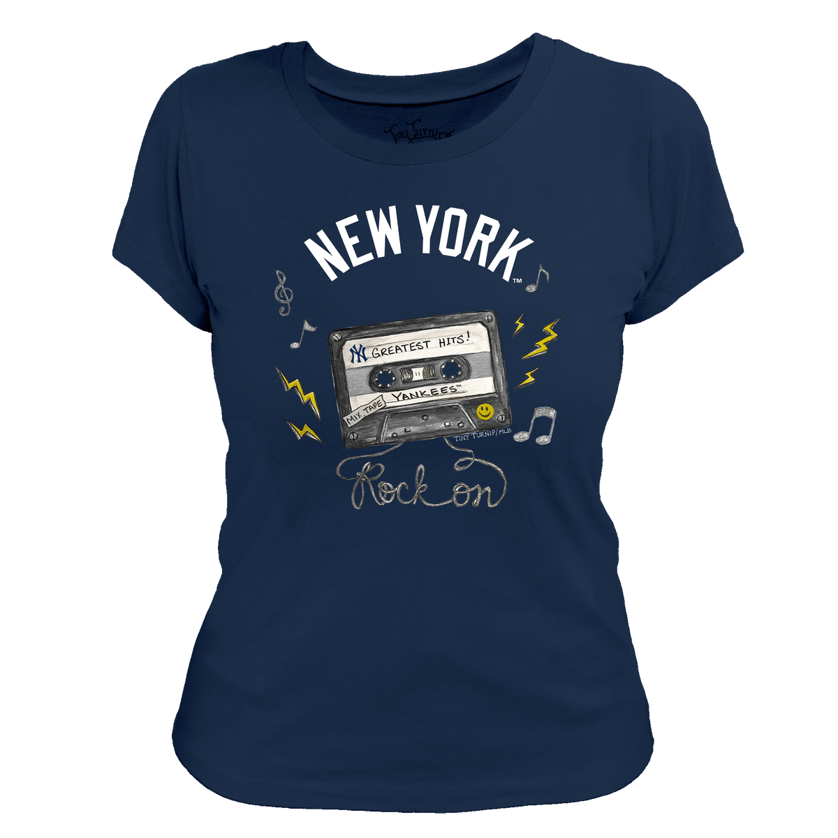 New York Yankees Mixtape Women's Tee Shirt