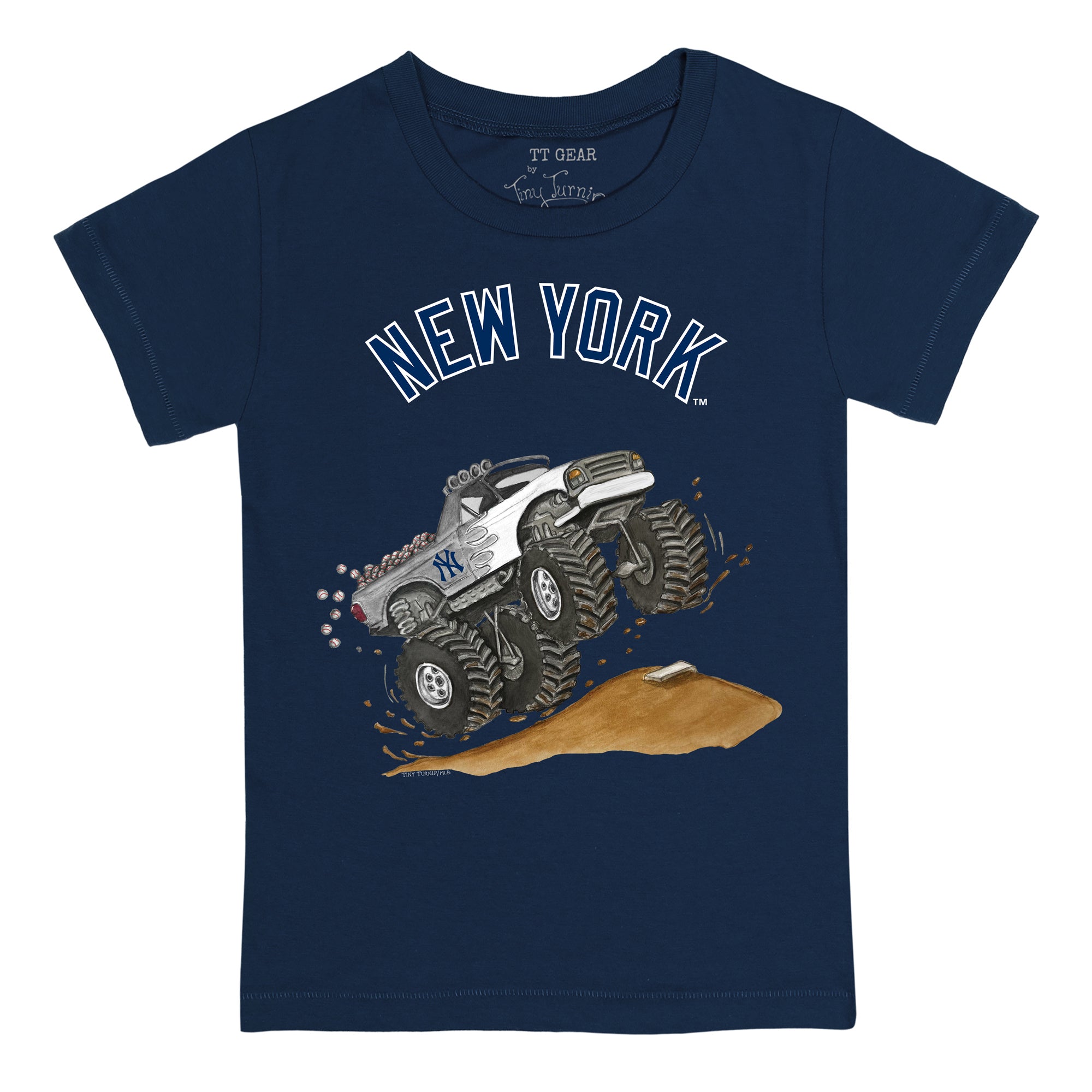 New York Yankees Monster Truck Tee Shirt | Tiny Turnip