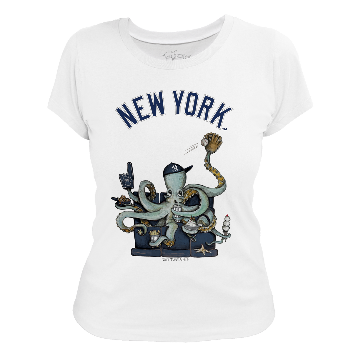 New York Yankees Octopus Tee Shirt