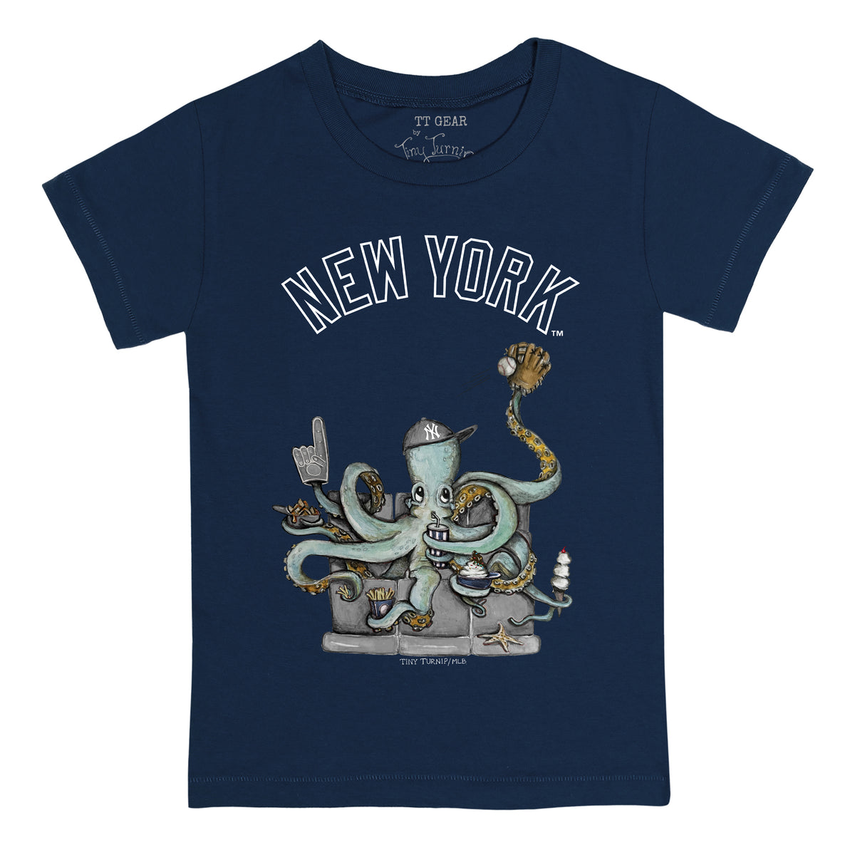 New York Yankees Octopus Tee Shirt