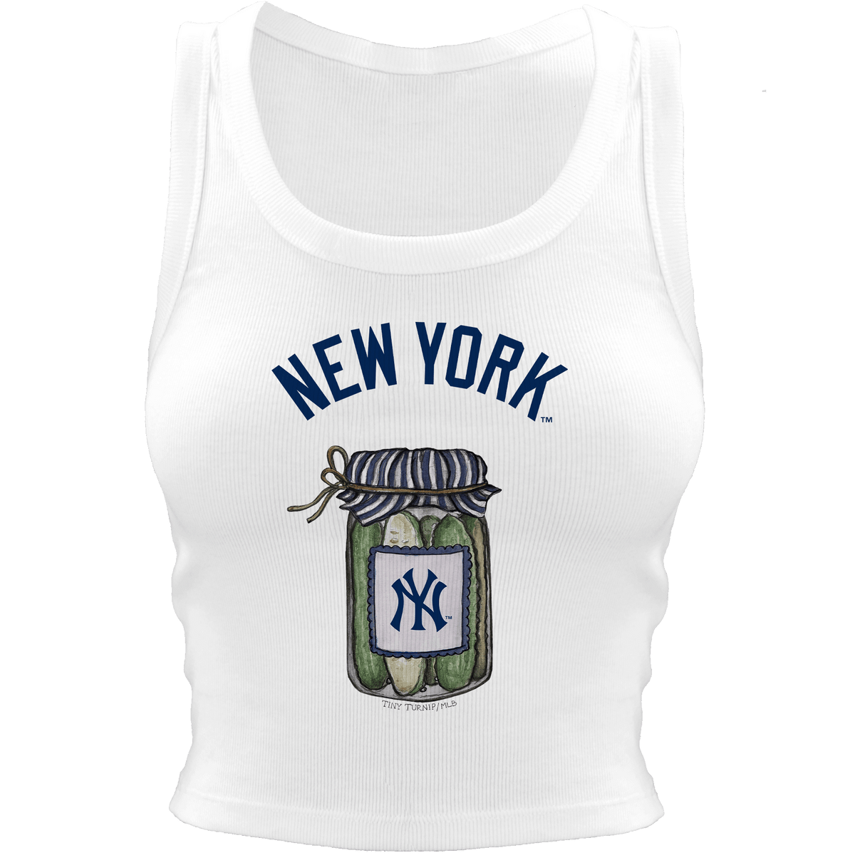 New York Yankees Pickle Jar Crop Tank