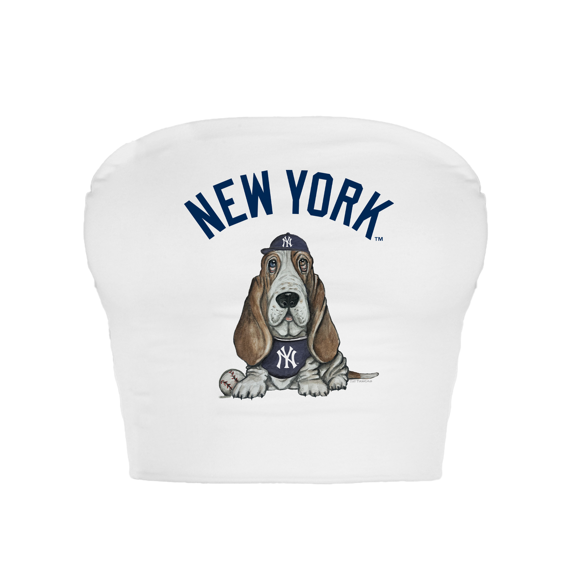 New York Yankees Puddy Crop Tube Top