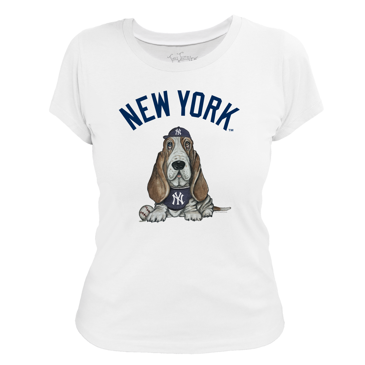 New York Yankees Puddy Women's Tee Shirt - Tiny Turnip