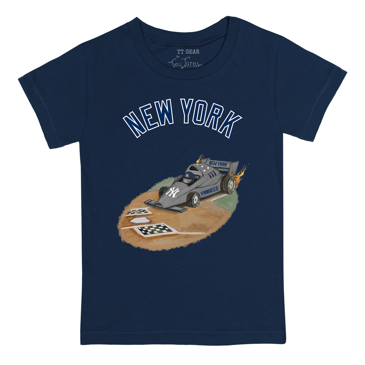 New York Yankees Race Car Tee Shirt