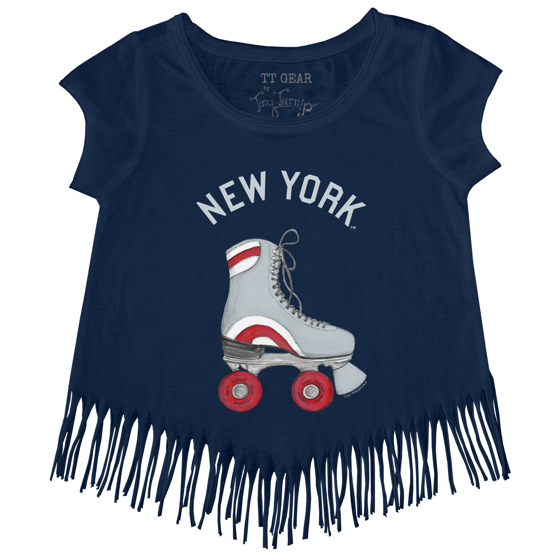 New York Yankees Retro Skate Fringe Tee