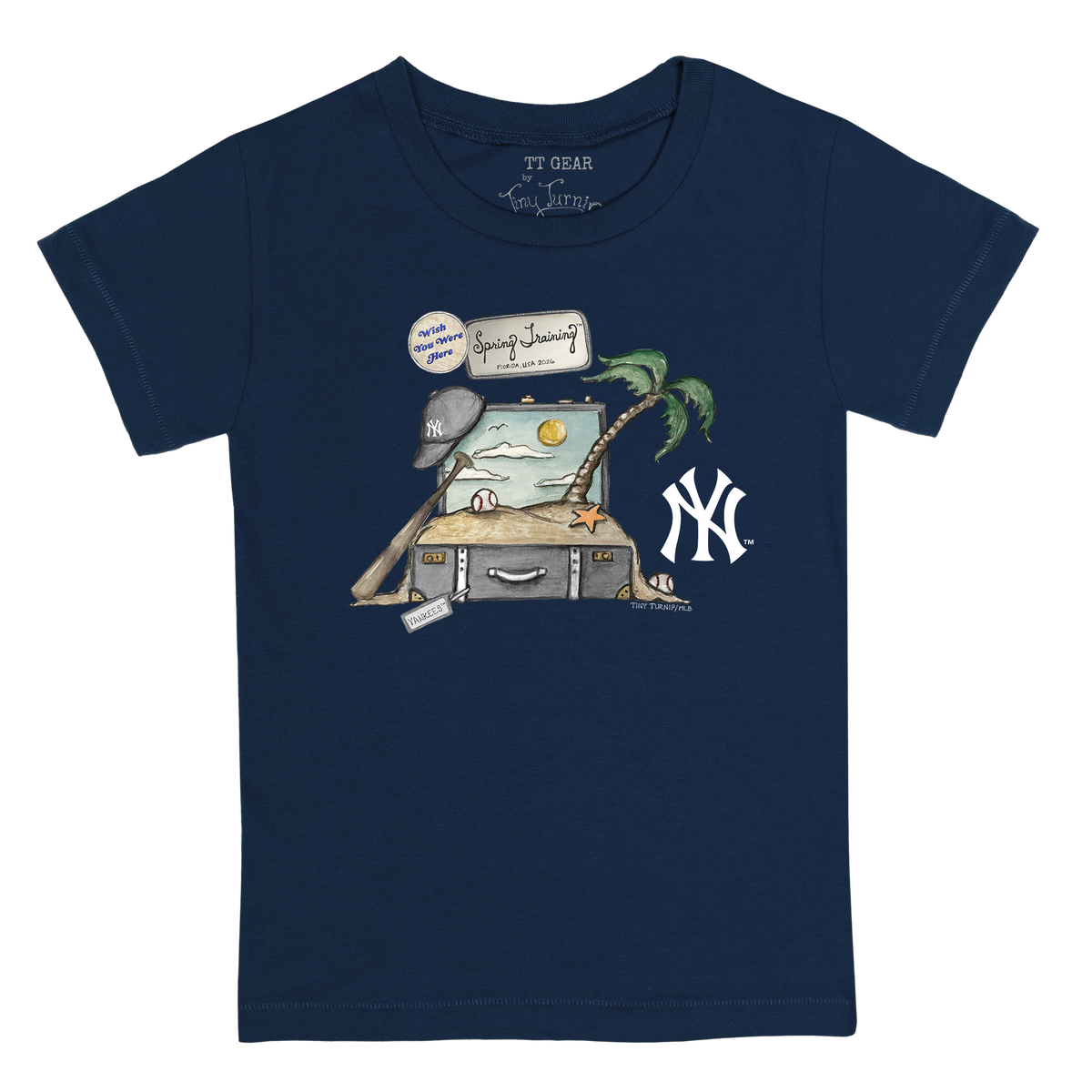 New York Yankees Spring Training 2026 Kid's Tee Shirt - Tiny Turnip