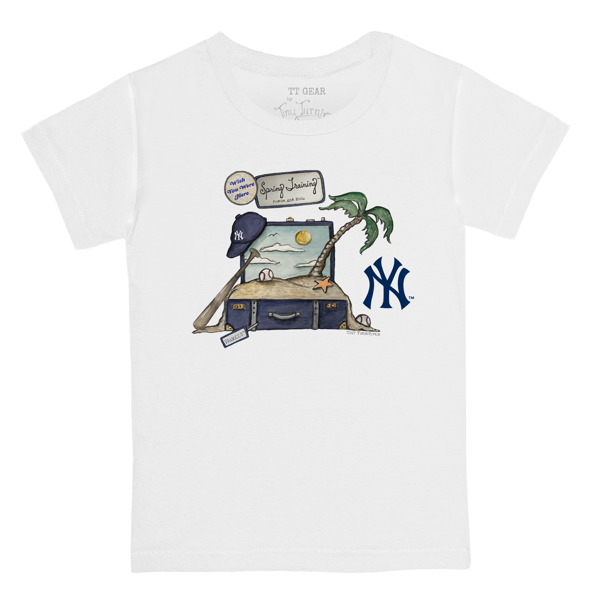 New York Yankees Spring Training 2026 Kid's Tee Shirt - Tiny Turnip