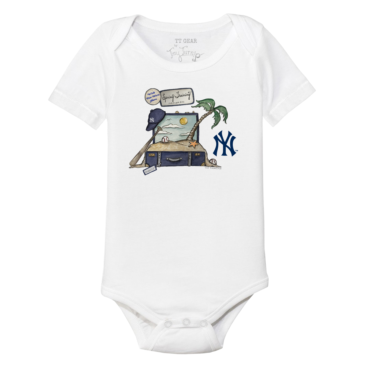 New York Yankees Spring Training 2026 Short Sleeve Snapper - Tiny Turnip