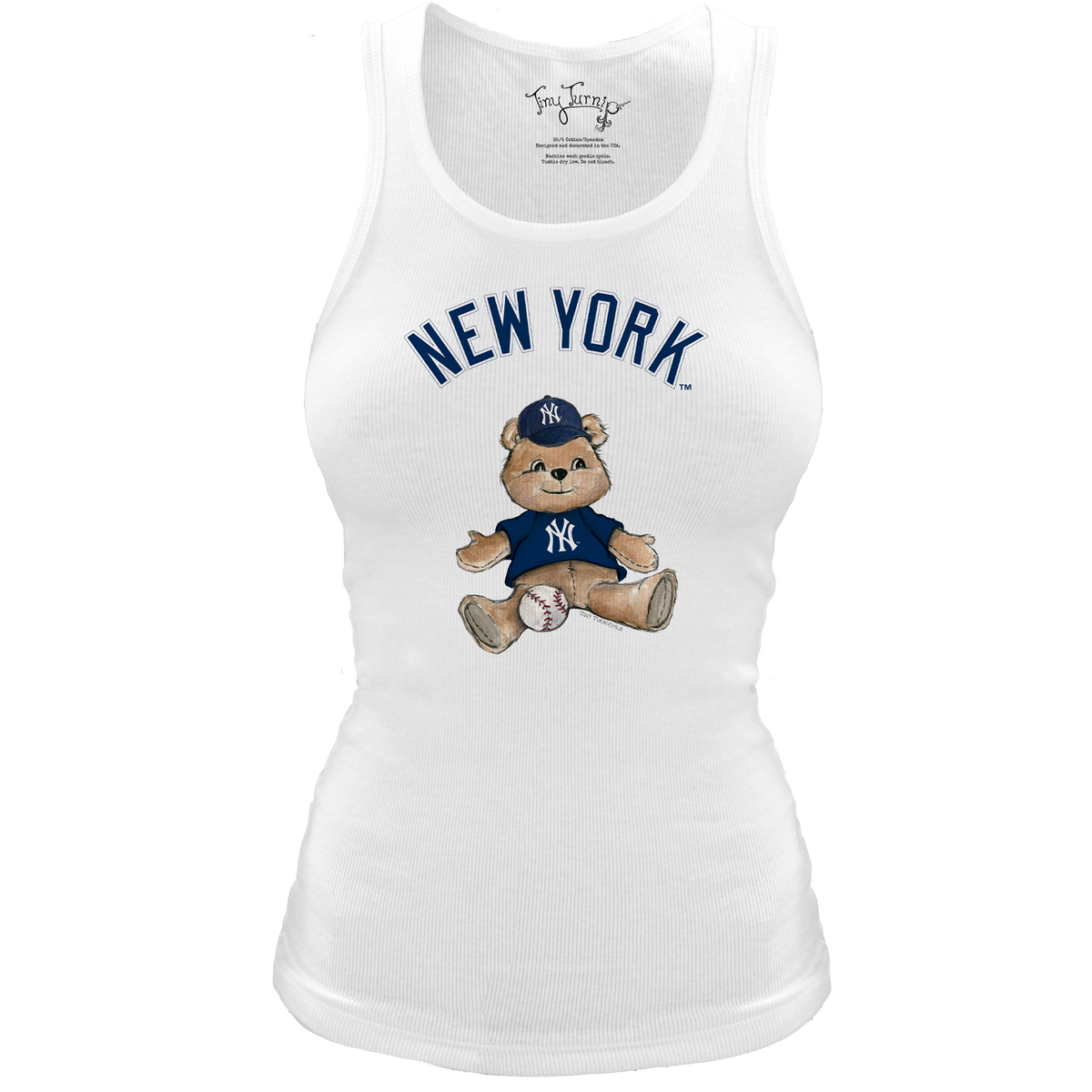 New York Yankees Teddy Classic Tank - Tiny Turnip