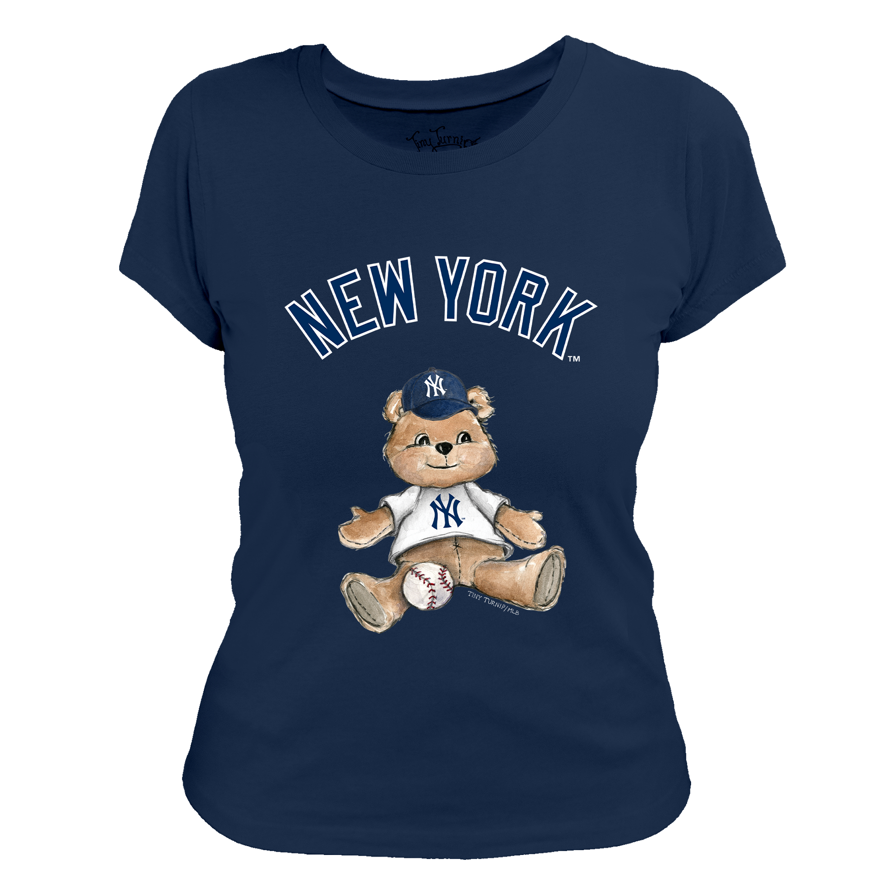 New York Yankees Boy Teddy Women's Tee Shirt