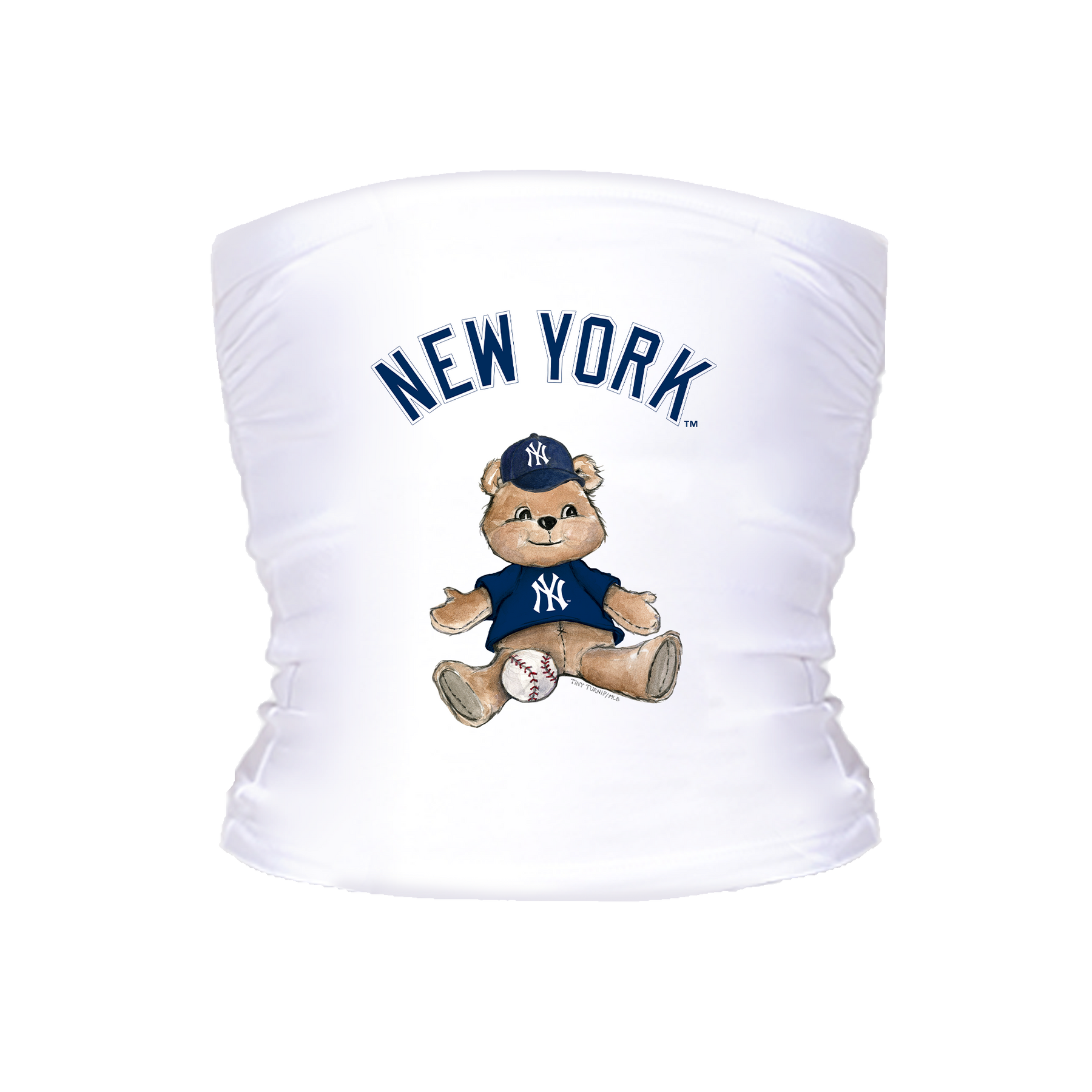 New York Yankees Teddy Crop Tube Top