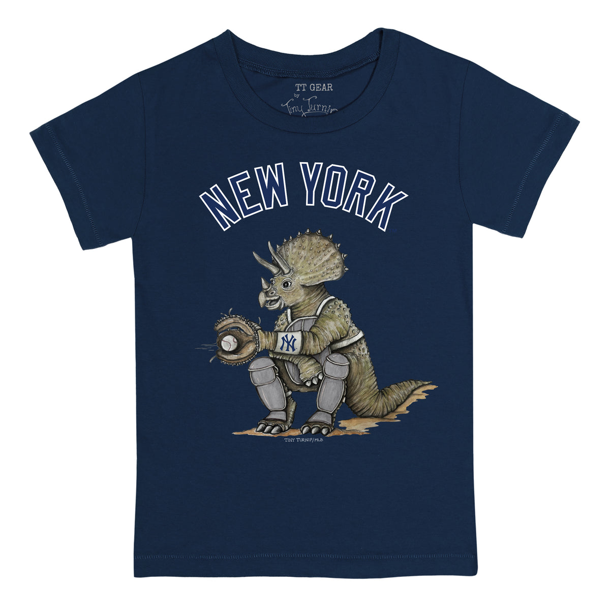 New York Yankees Triceratops Tee Shirt