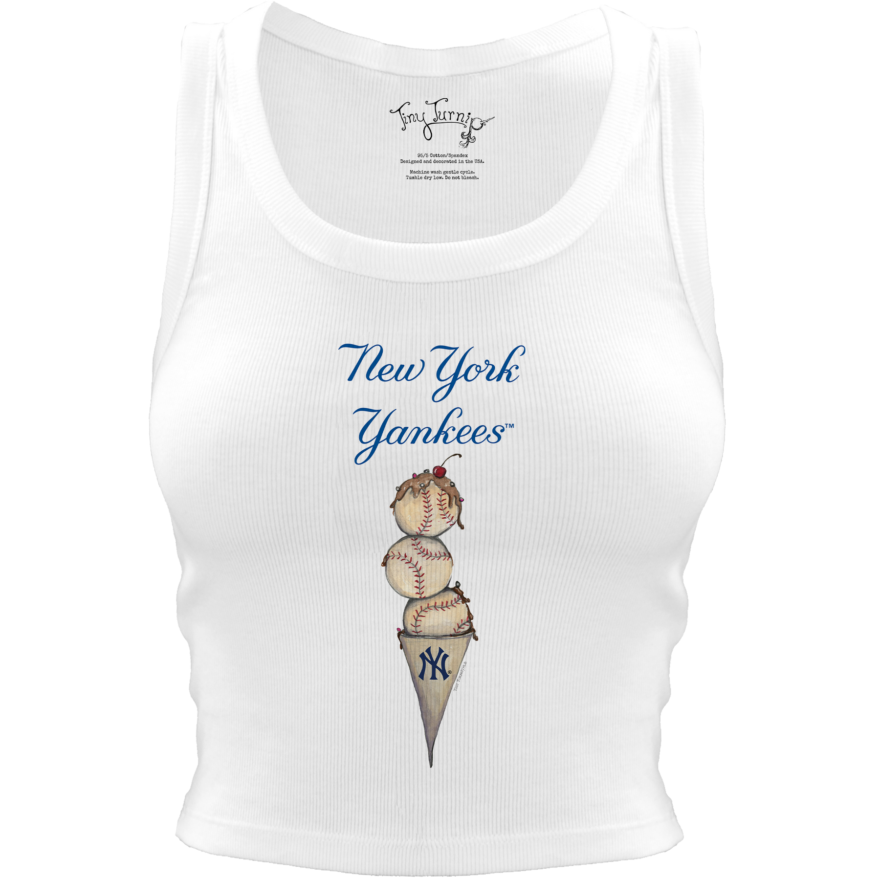 New York Yankees Triple Scoop Crop Tank