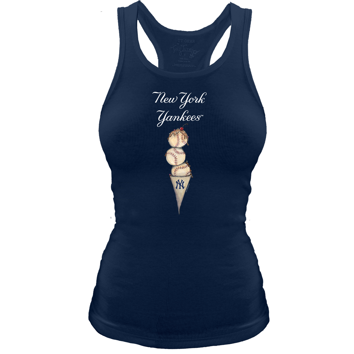 New York Yankees Triple Scoop Racerback Tank - Tiny Turnip