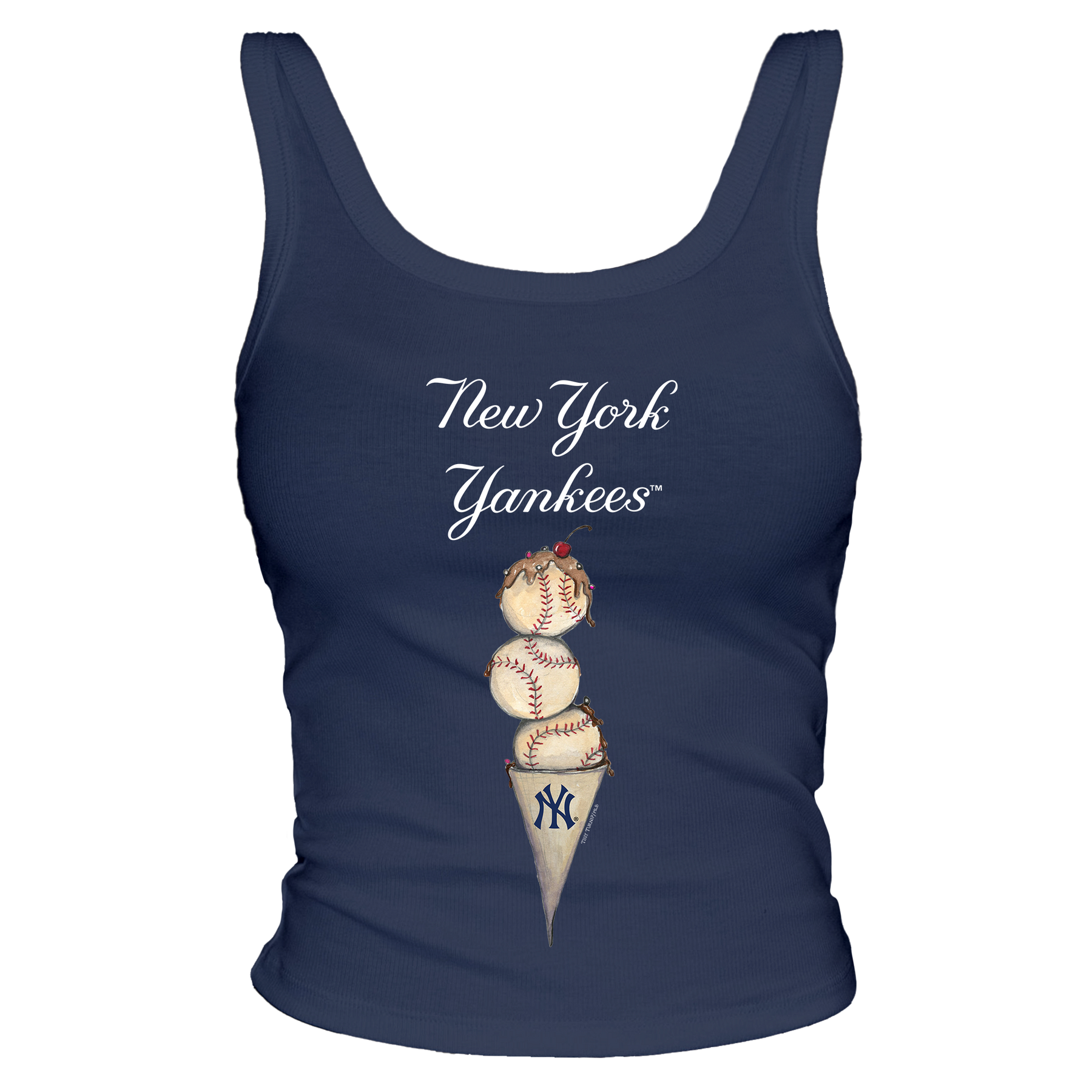 New York Yankees Triple Scoop Ribbed Tank