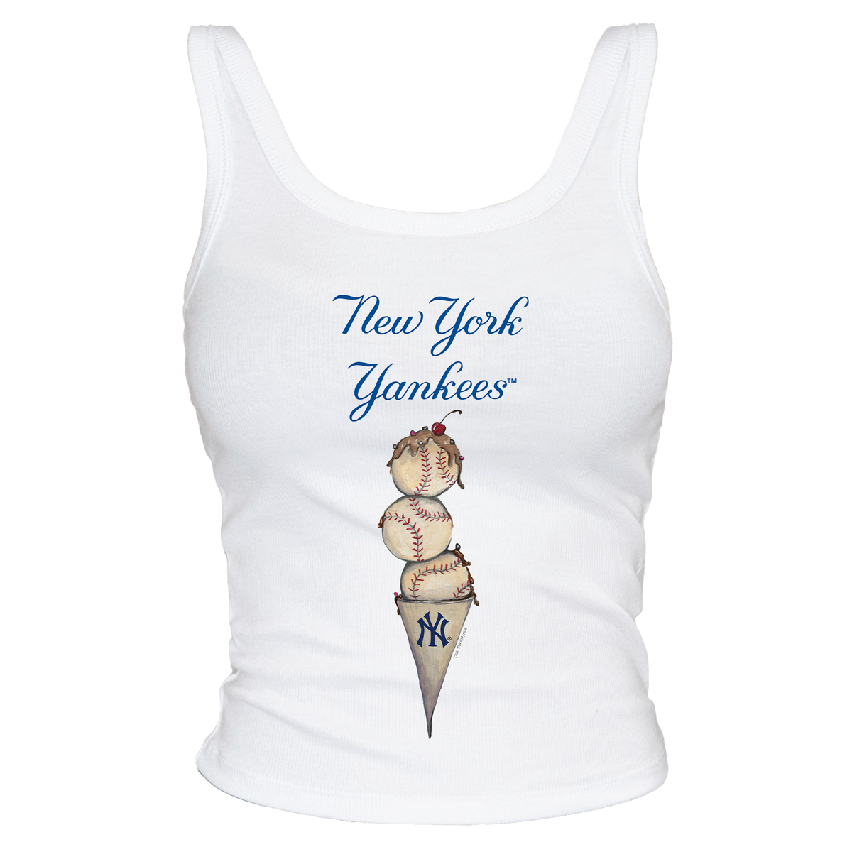New York Yankees Triple Scoop Ribbed Tank