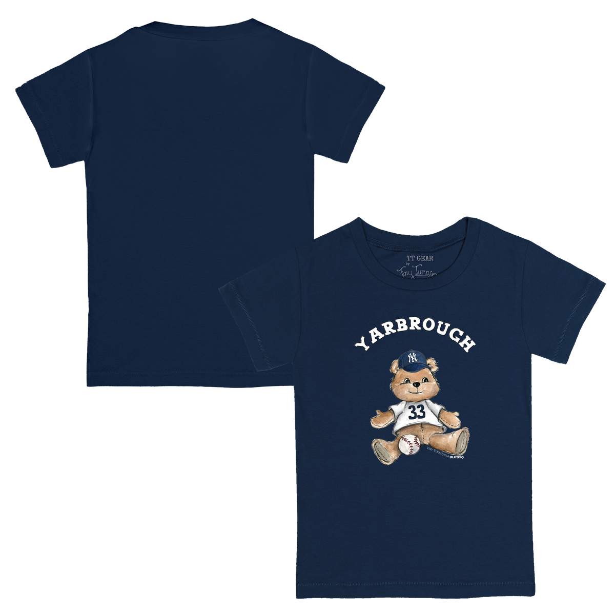 VIP MLB Teddy w/ Name, Number - Kid's Tee Shirt - Tiny Turnip