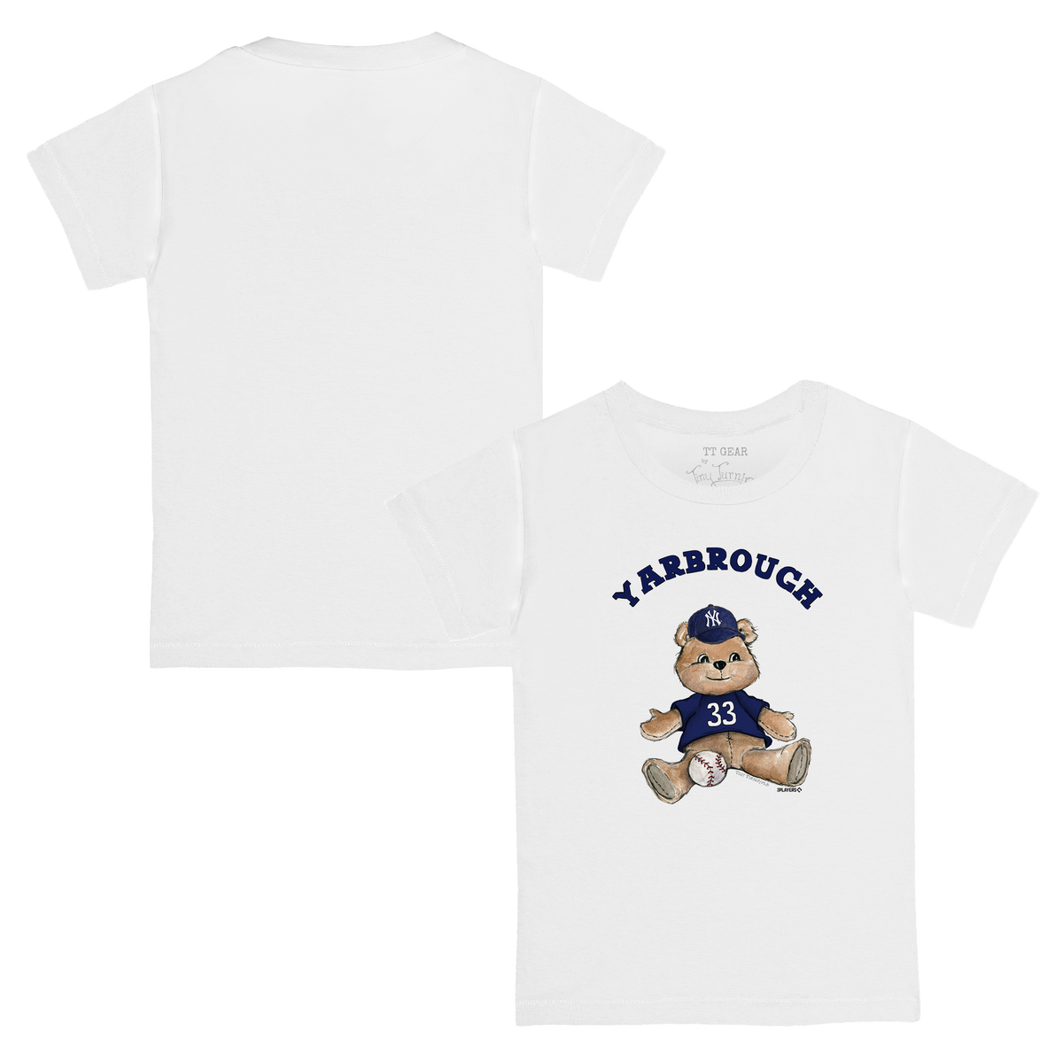 VIP MLB Teddy w/ Name, Number - Kid's Tee Shirt - Tiny Turnip