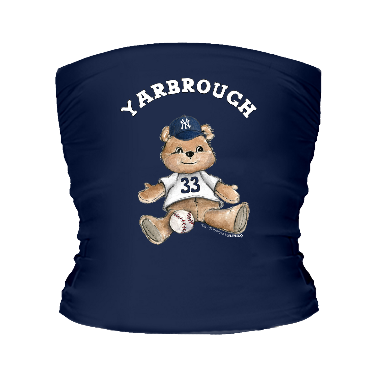 VIP MLB Teddy w/ Name, Number - Tube Top - Tiny Turnip