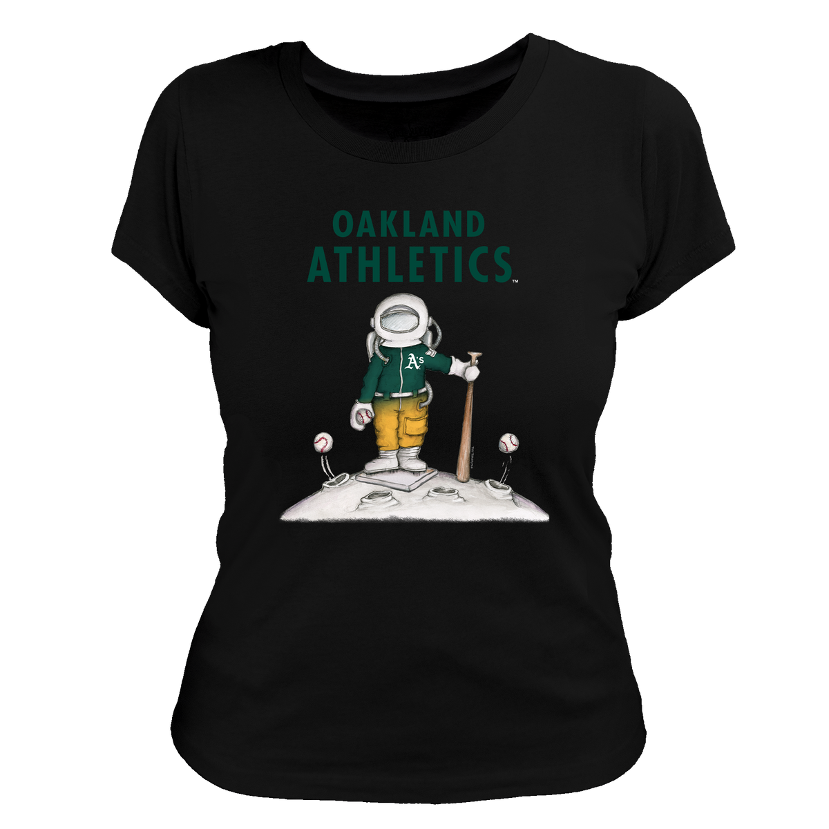 Oakland Athletics Astronaut Tee Shirt