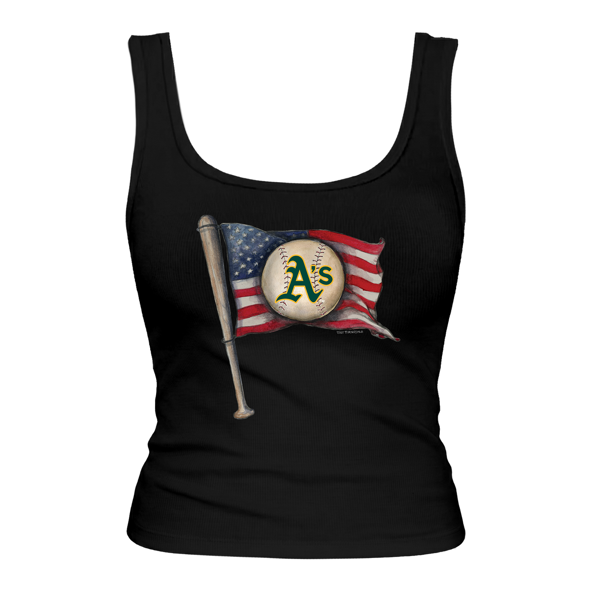 Oakland Athletics Baseball Flag Emmy Tank