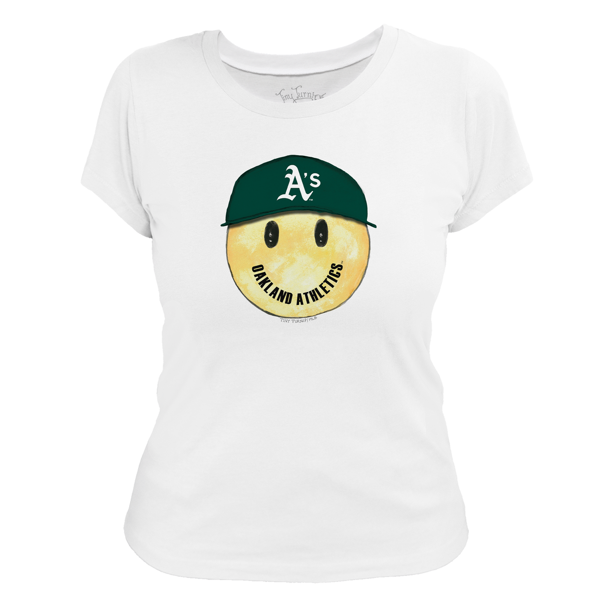 Oakland Athletics Smiley Tee Shirt