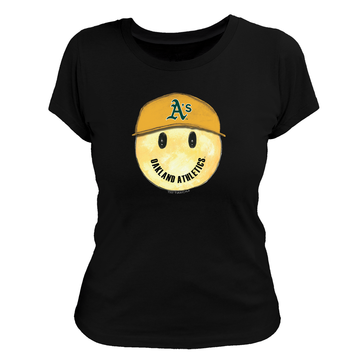 Oakland Athletics Smiley Tee Shirt