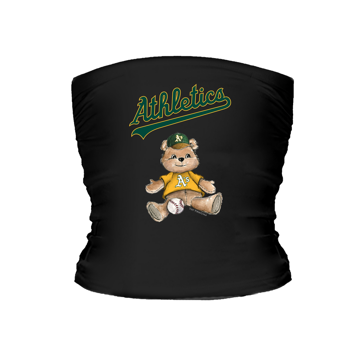 Oakland Athletics Teddy Tube Top - Tiny Turnip