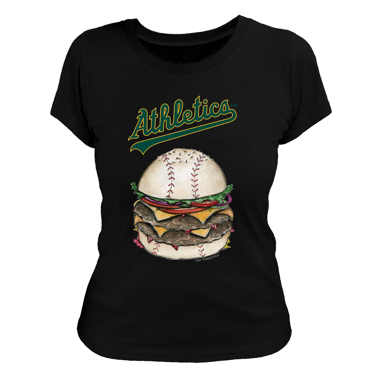 Oakland Athletics Burger Tee Shirt