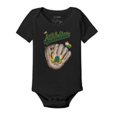 Oakland Athletics Butterfly Glove Short Sleeve Snapper