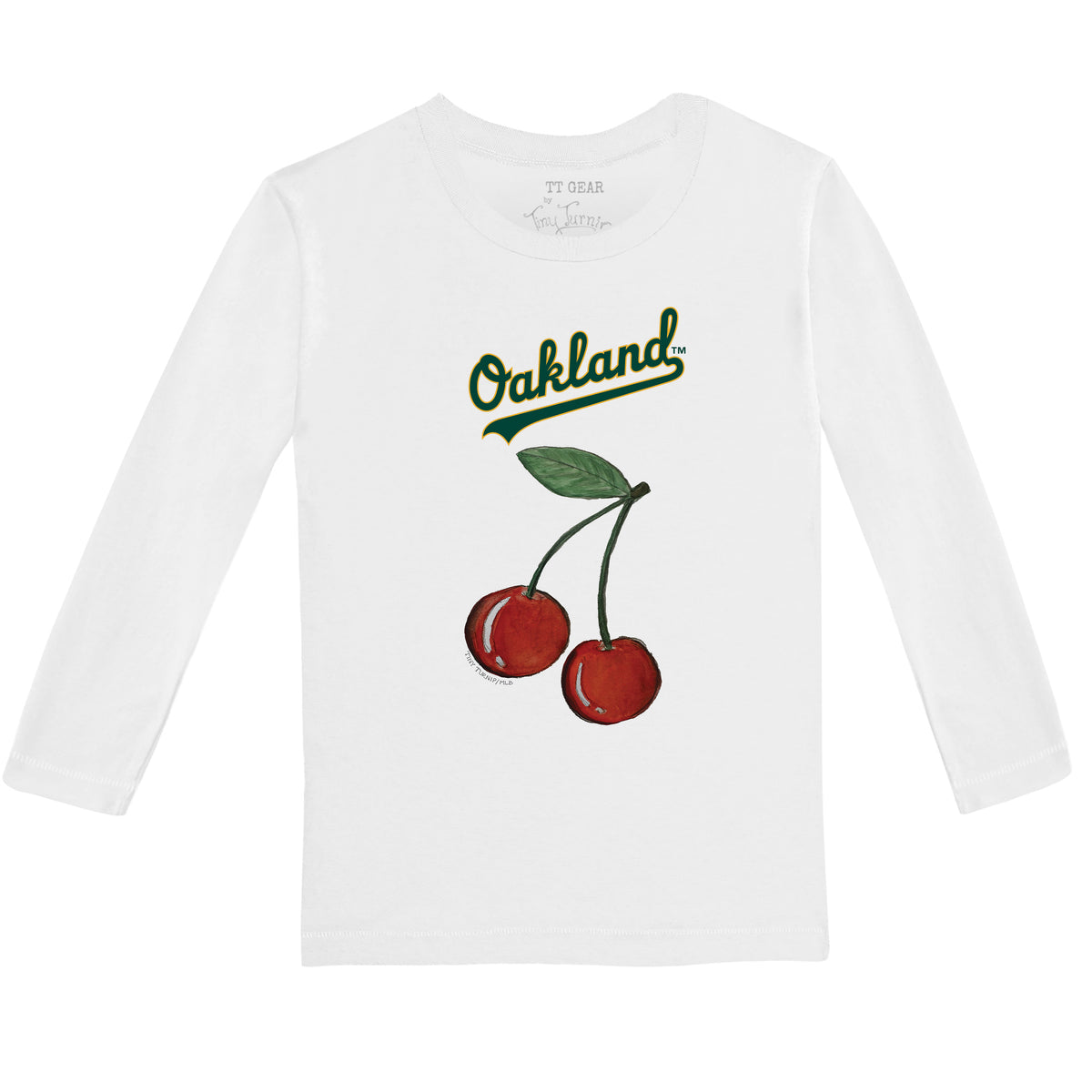 Oakland Athletics Cherry Long-Sleeve Tee Shirt