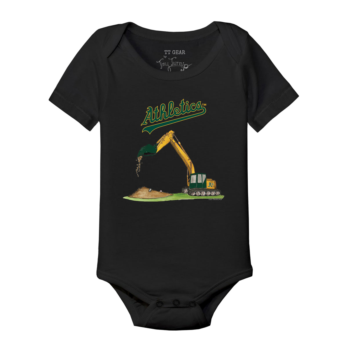 Oakland Athletics Excavator Short Sleeve Snapper