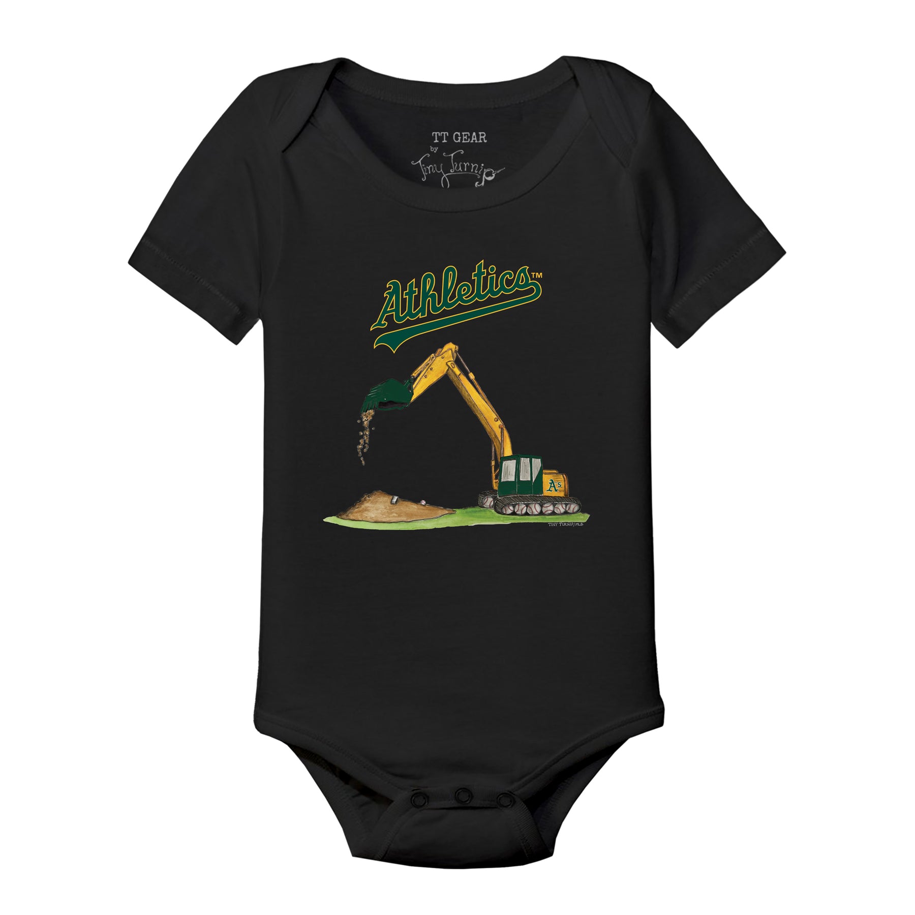 Oakland Athletics Excavator Short Sleeve Snapper