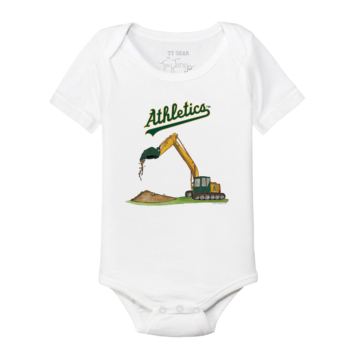 Oakland Athletics Excavator Short Sleeve Snapper