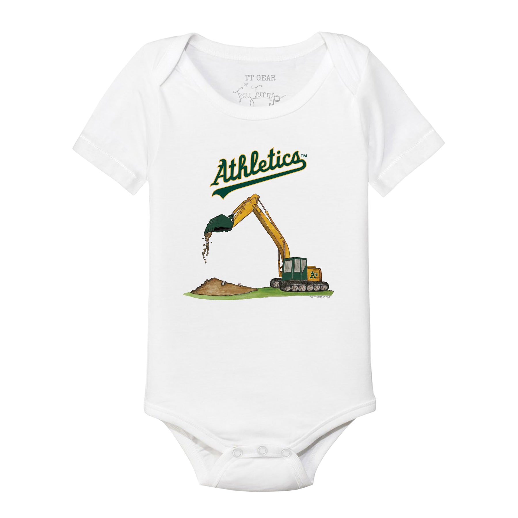 Oakland Athletics Excavator Short Sleeve Snapper