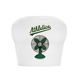 Oakland Athletics Fan Crop Tube Top