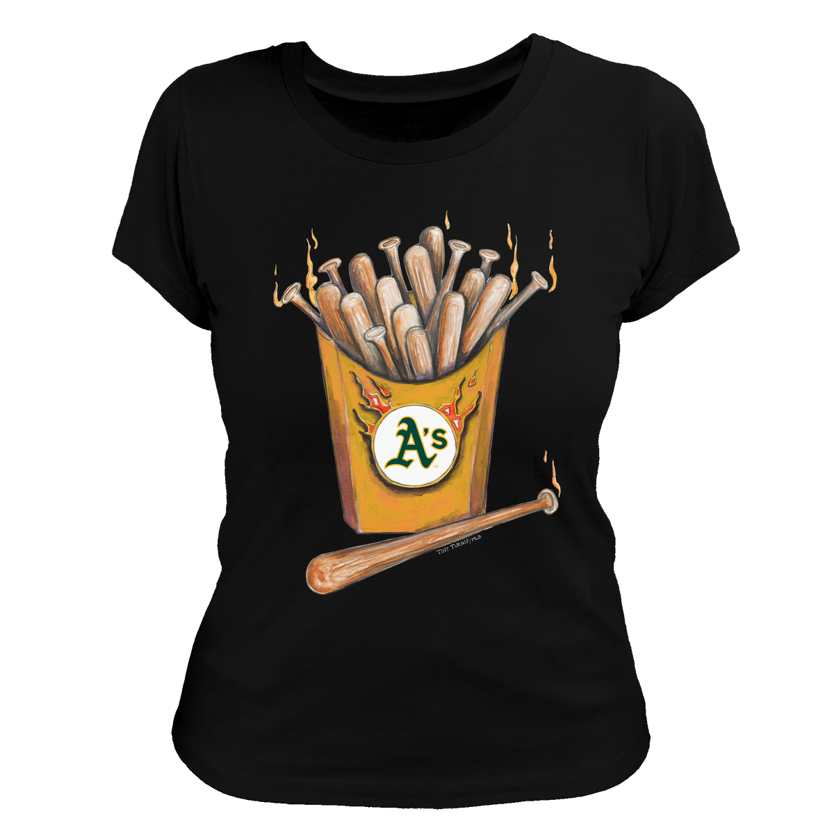 Oakland Athletics Hot Bats Tee Shirt