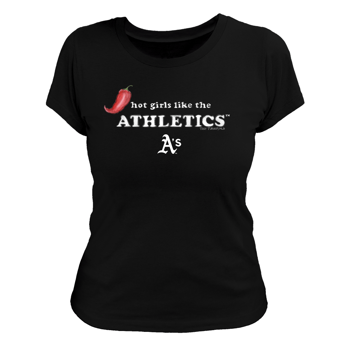 Oakland Athletics Hot Girls Women's Tee Shirt