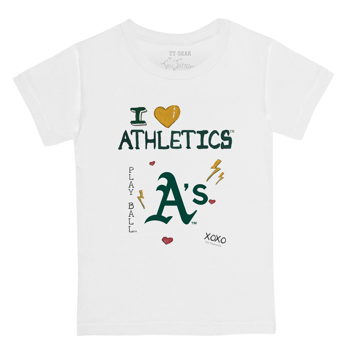 I Heart Athletics Kid's Tee Shirt - Tiny Turnip